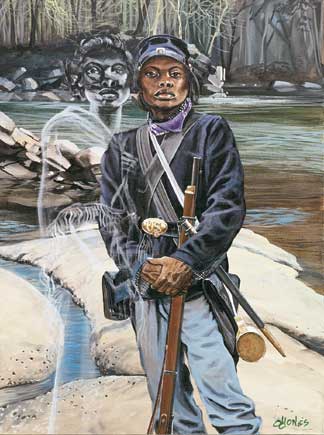 Female Buffalo Soldier by John W. Jones Cathay Williams or William