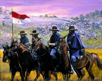 Buffalo Soldiers on Patrol